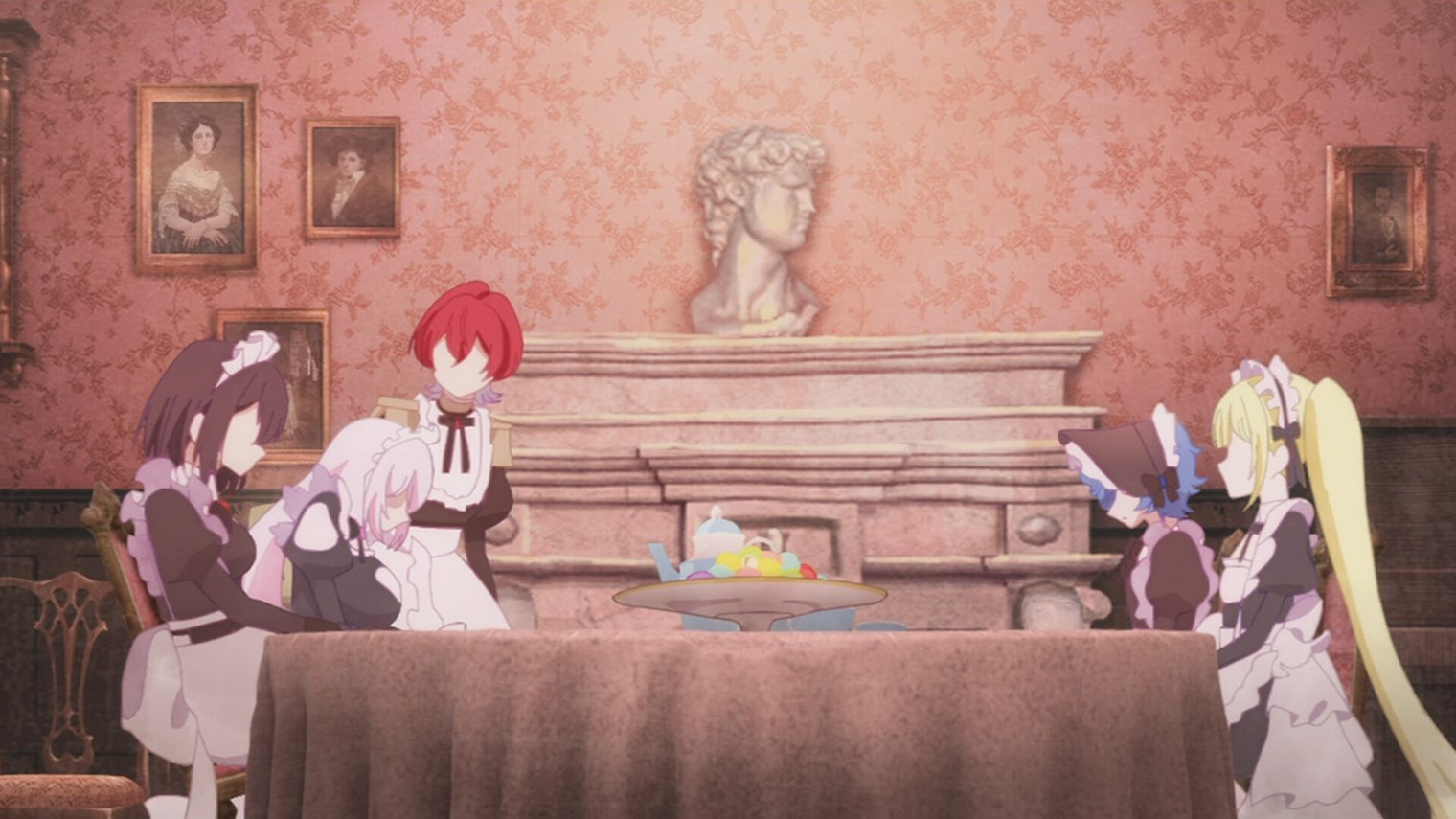 На первый взгляд стиль этого сериала очень напоминает визуальные новеллы. © Studio DEEN