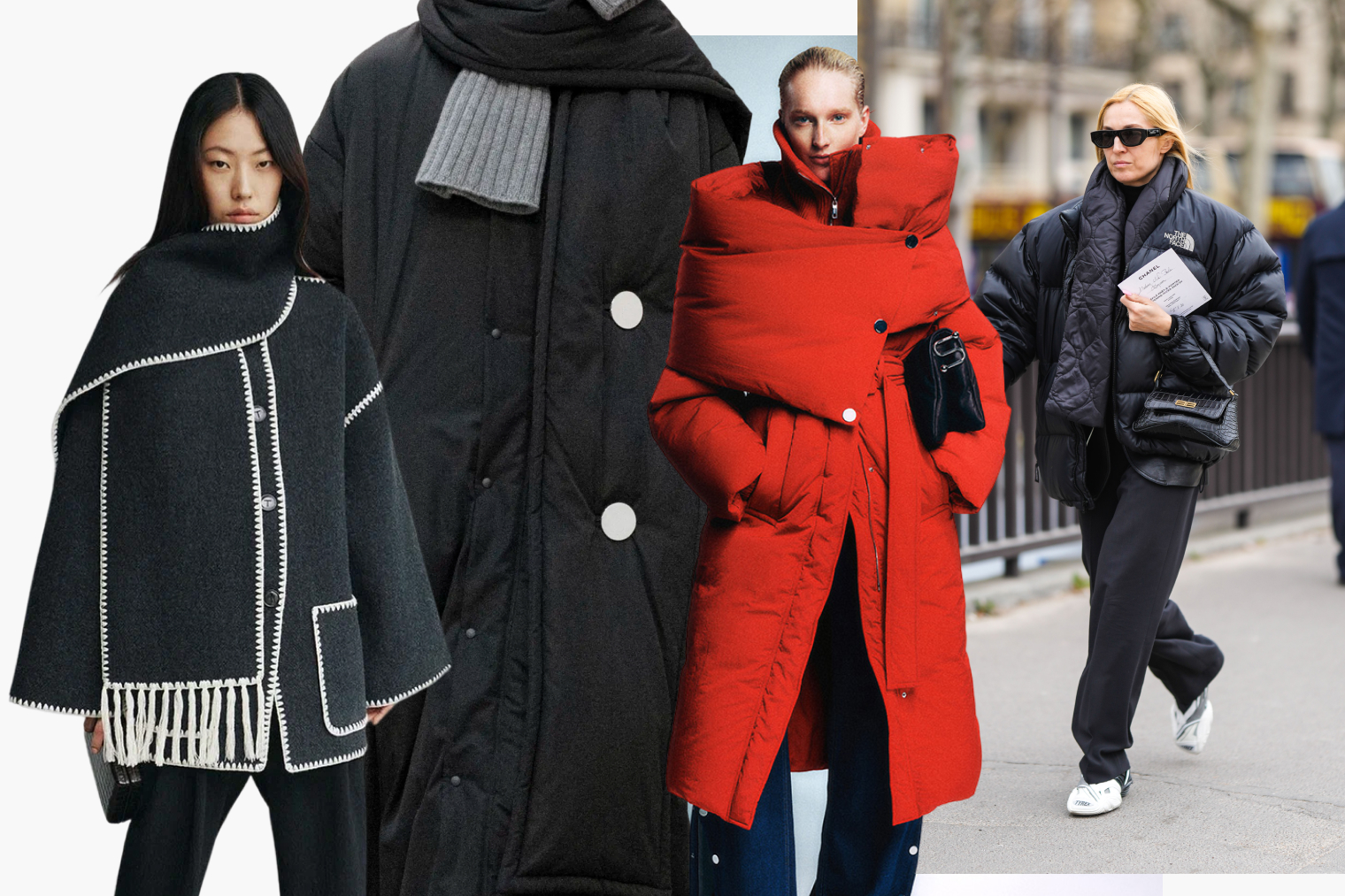 Фотографии в коллаже: Sportmax, Brandon Maxwell, Totem, Edward Berthelot / Getty Images