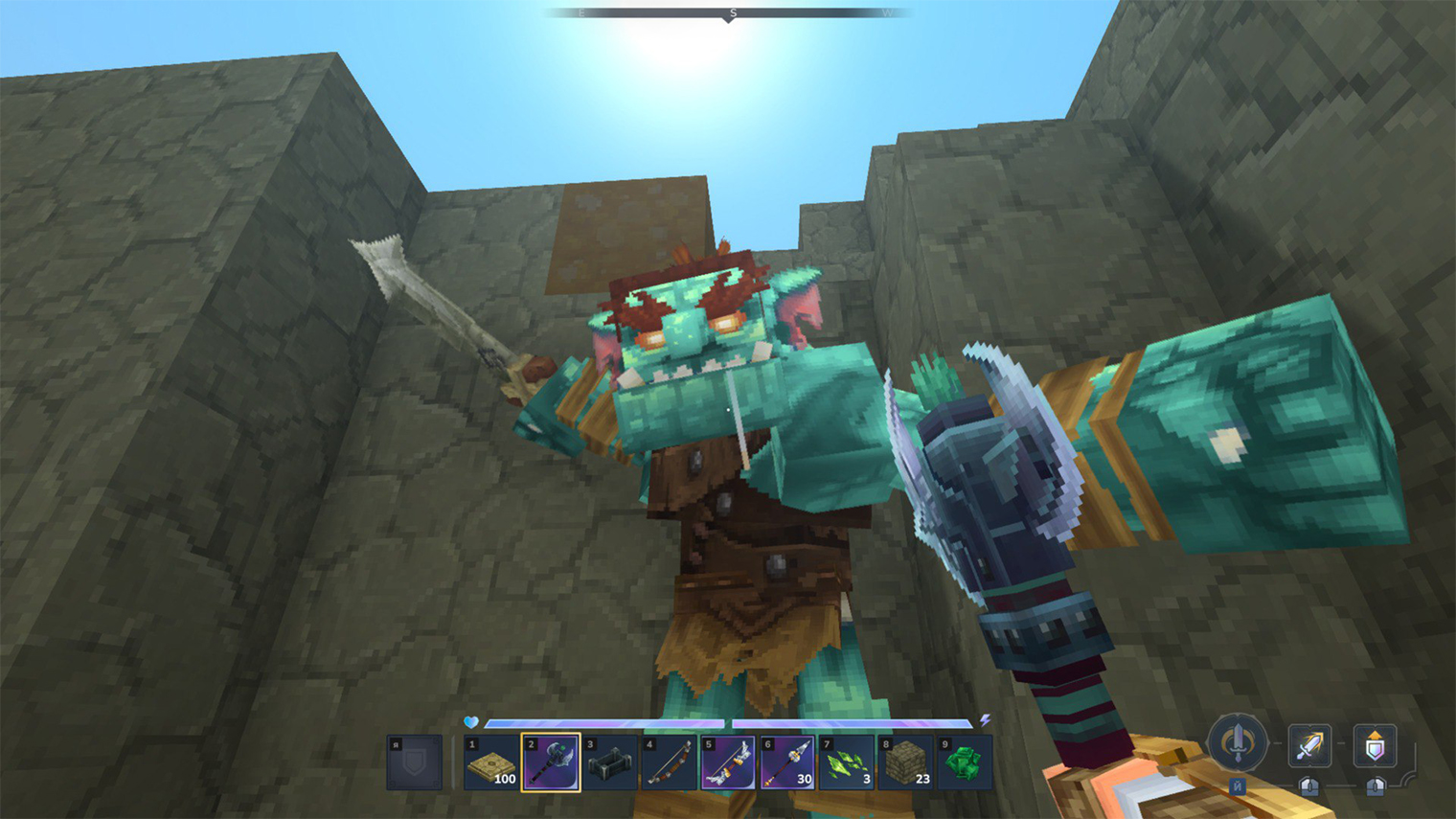 В игре уже широкий набор противников разной степени опасности, можно встретить даже боссов