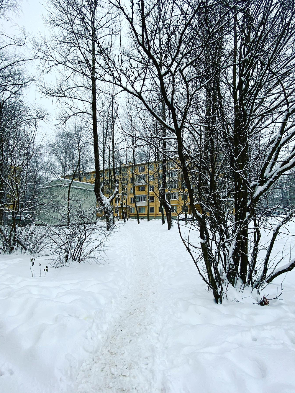 Мой дом в Калининском районе зимой