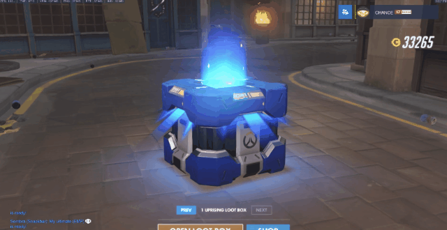 О ценности предметов в Overwatch можно догадаться по цветовому оформлению. Обычные предметы окрашены в серый цвет, необычные — в синий, а самые ценные — в фиолетовый и оранжевый