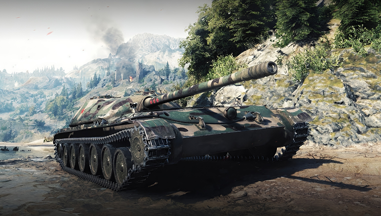 «Объект 416» находится в альтернативной ветке средних танков СССР между А-44 и «Объектом 430 Вариант 2». В плане игровой роли это типичный снайпер со скорострельным орудием и лучшей маскировкой на уровне среди средних танков