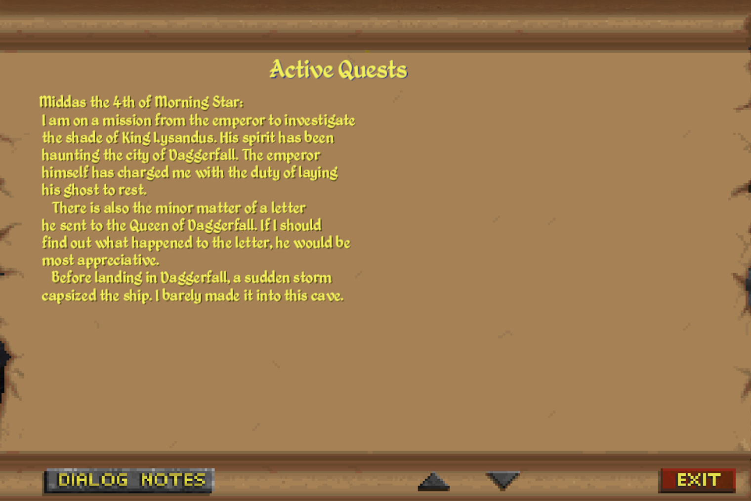 Шрифты в Daggerfall Unity без мода