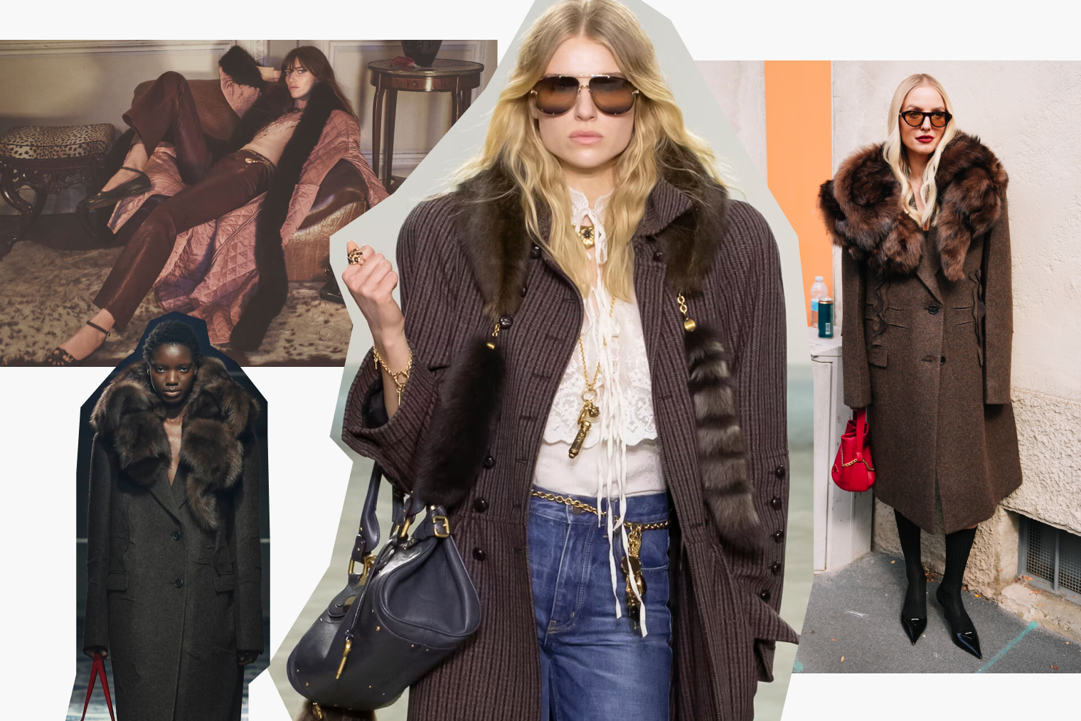 Фотографии в коллаже: Prada, Chloe, Alena Zakirova / Getty Images