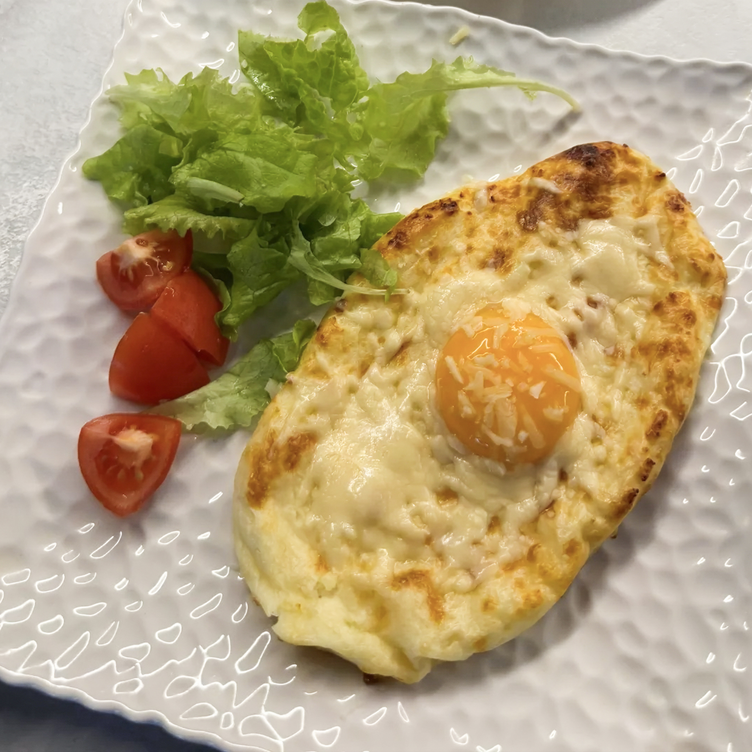 Получается очень вкусный белковый завтрак