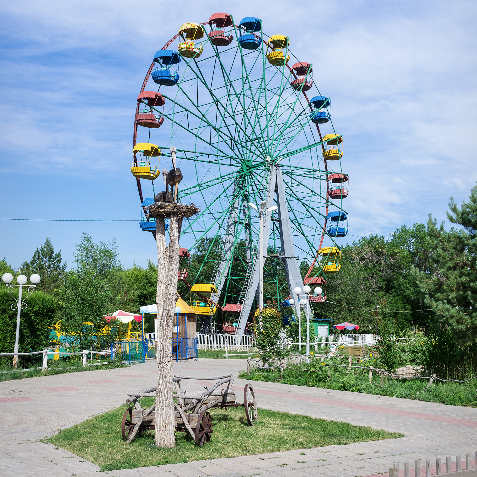 Колесо обозрения в центральном парке культуры и отдыха. © Vadim Orlov / Shutterstock / FOTODOM