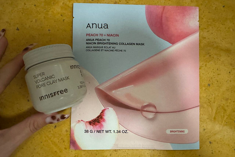 Такие маски использовала вечером