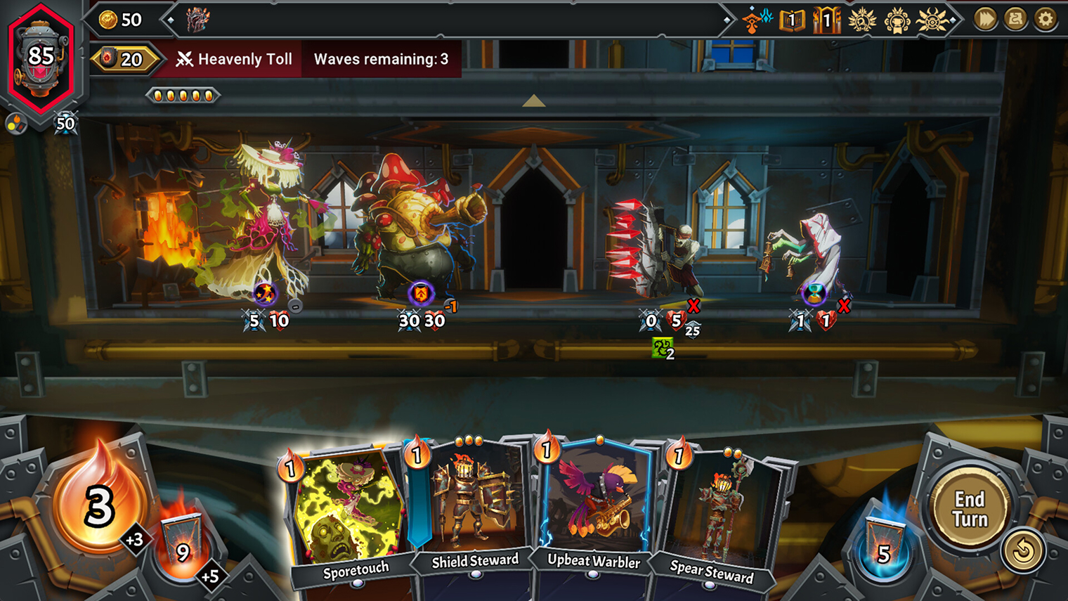 Судя по облику монстров, художники не сильно сдерживали свою фантазию. Кадр: Big Fan Games