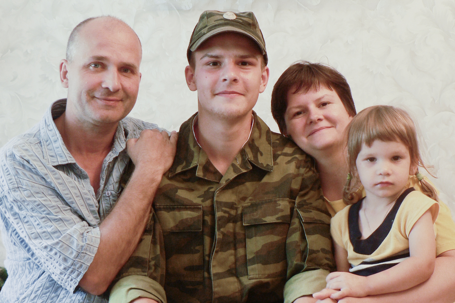 Сын — наша поддержка и опора. На снимке он во время срочной службы, 2010 год