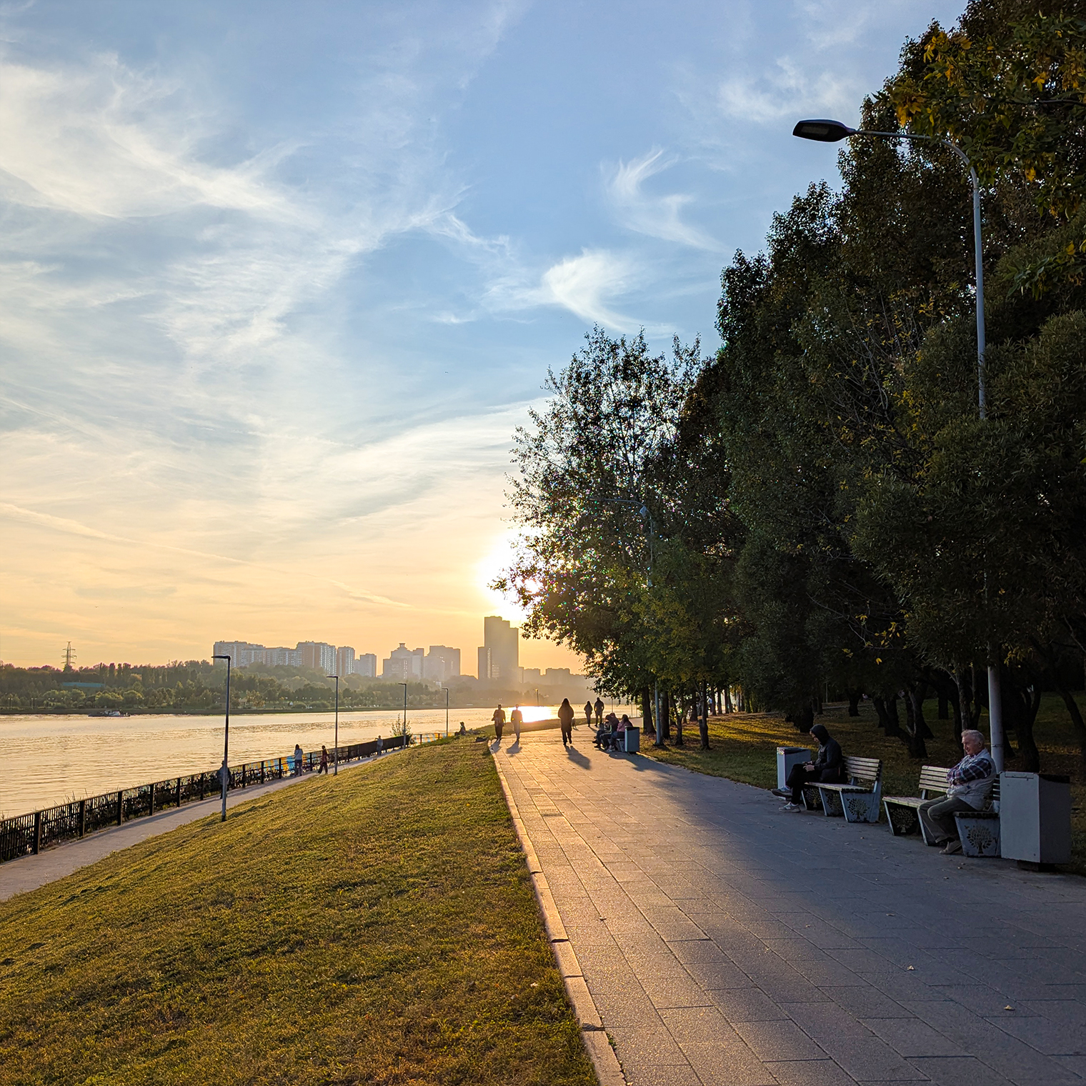 Красивый закат