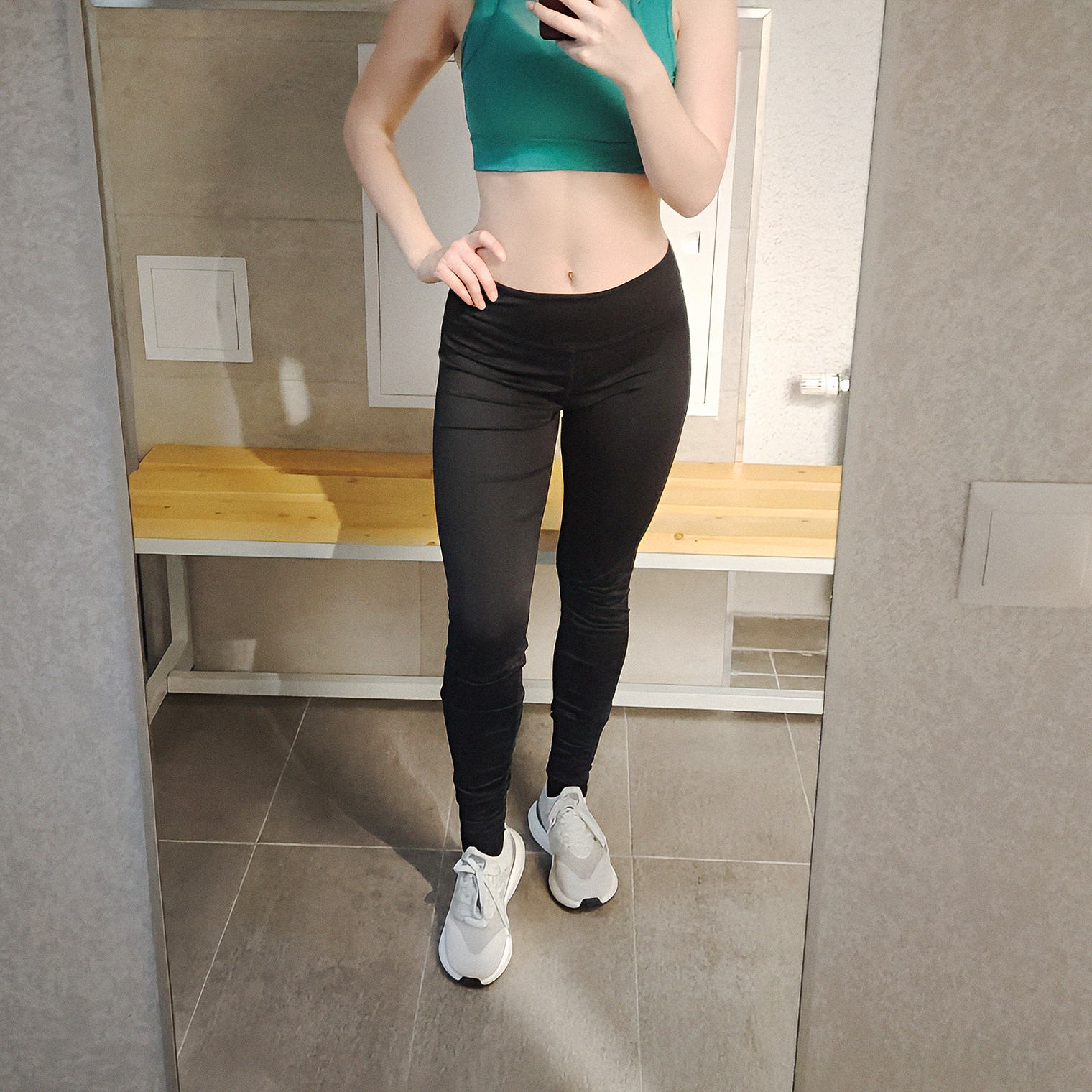 Довольна результатами тренировок