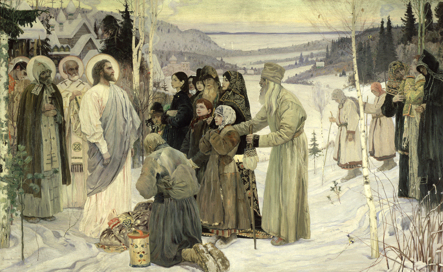 Картина: Михаил Нестеров, «Святая Русь», 1905