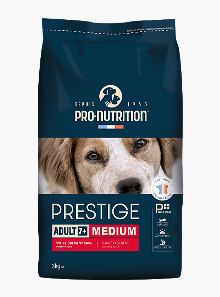 Корм линейки Prestige для собак старше 7 лет, 3 кг. Цена: 1953 ₽