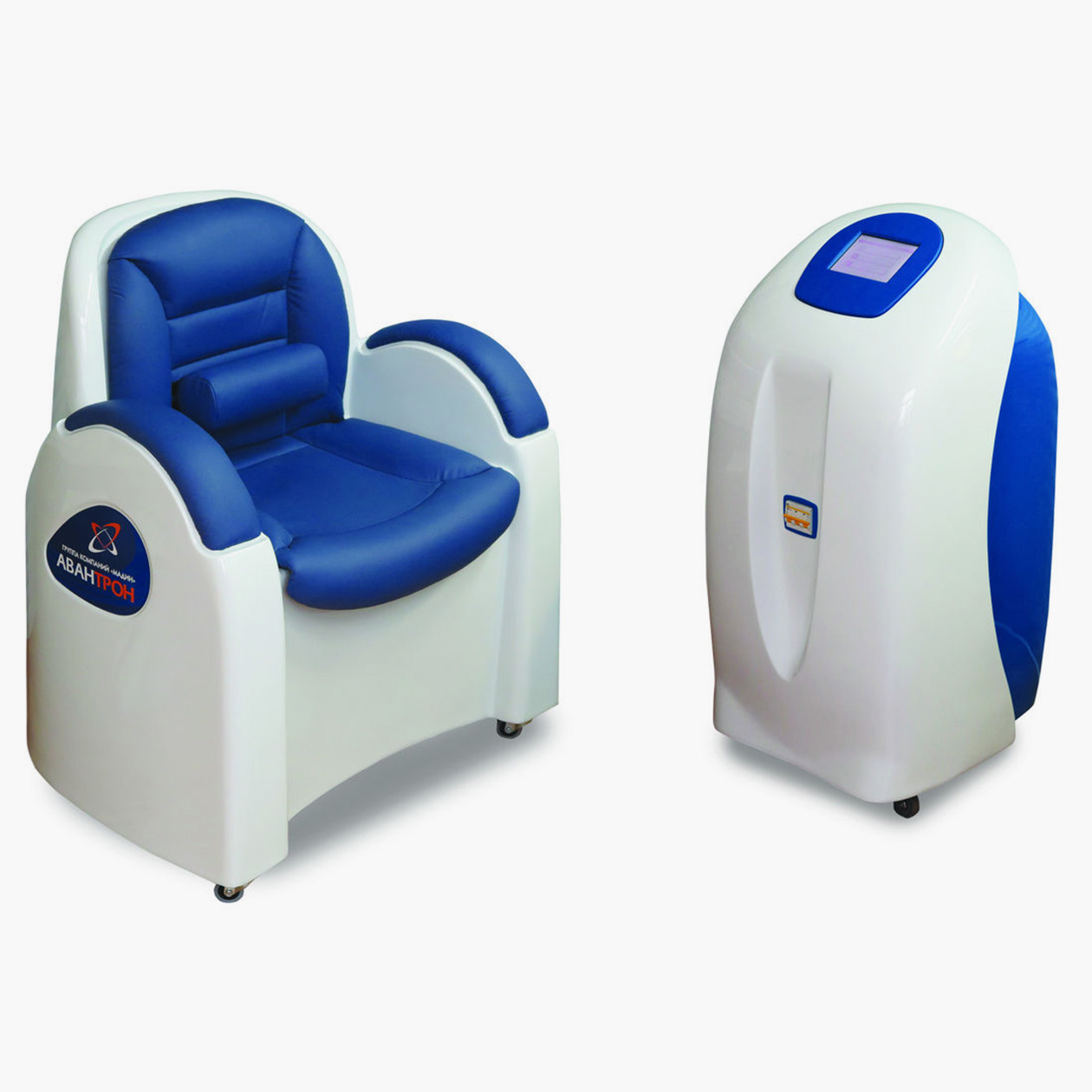 Аппарат «Авантрон» похож на кресло, лечит (судя по всему) высокочастотным магнитным полем. Источник: rusmedimport.com