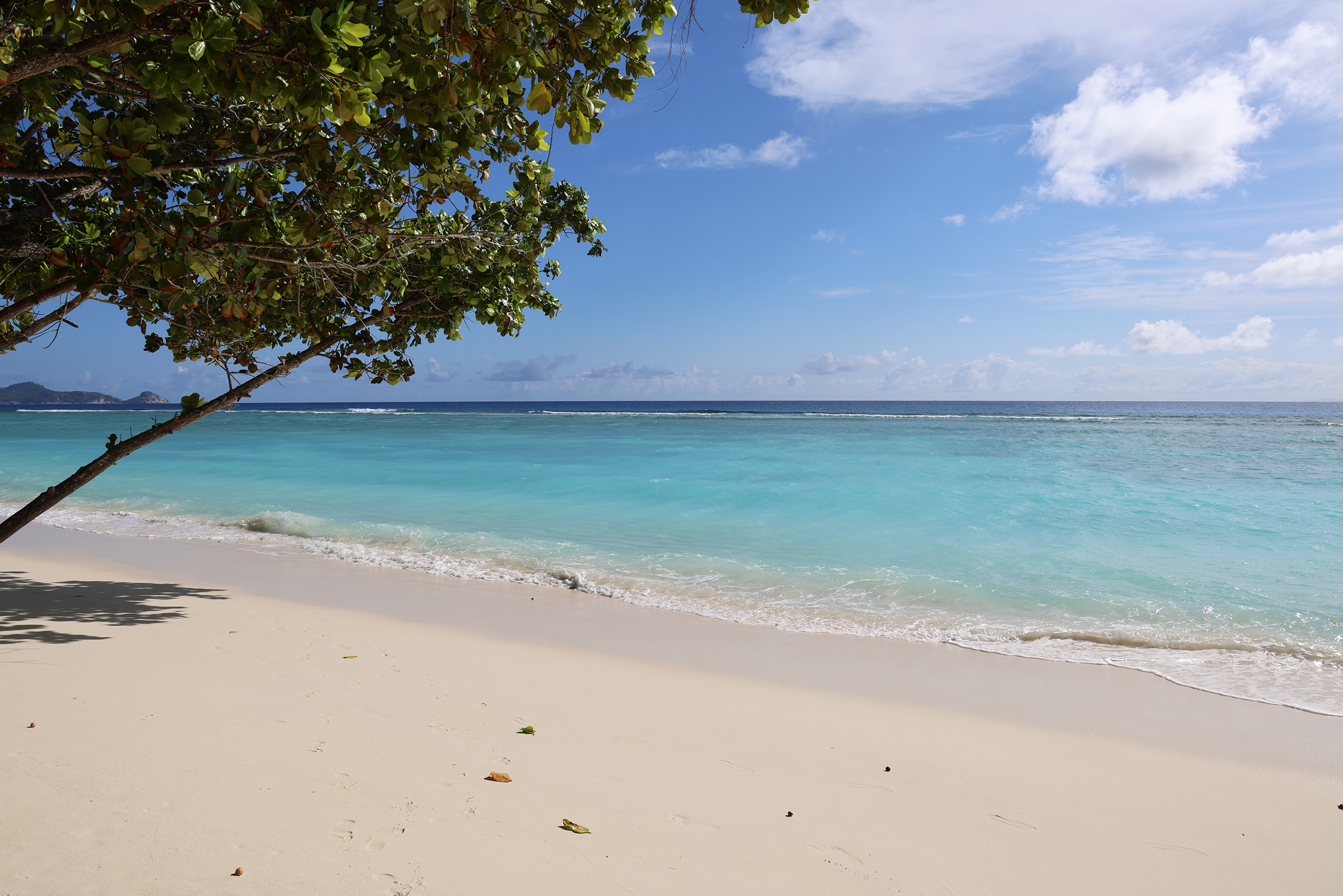 Отлив уносил береговую линию довольно далеко, но во время прилива волны подходили практически к крыльцу бунгало