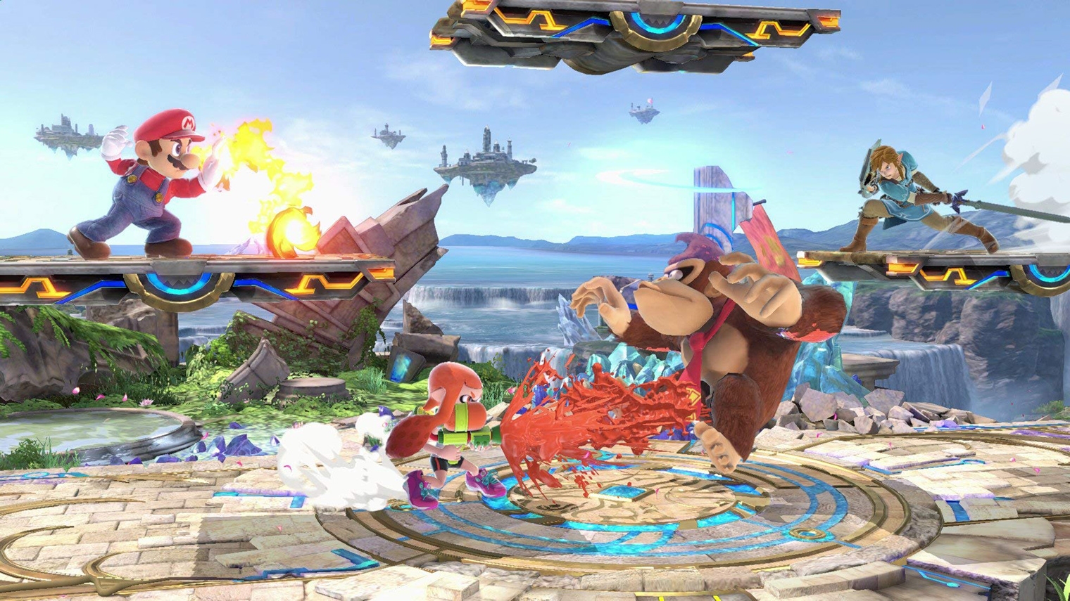 В Super Smash Bros. Ultimate могут одновременно играть до восьми человек. Кадр: Nintendo