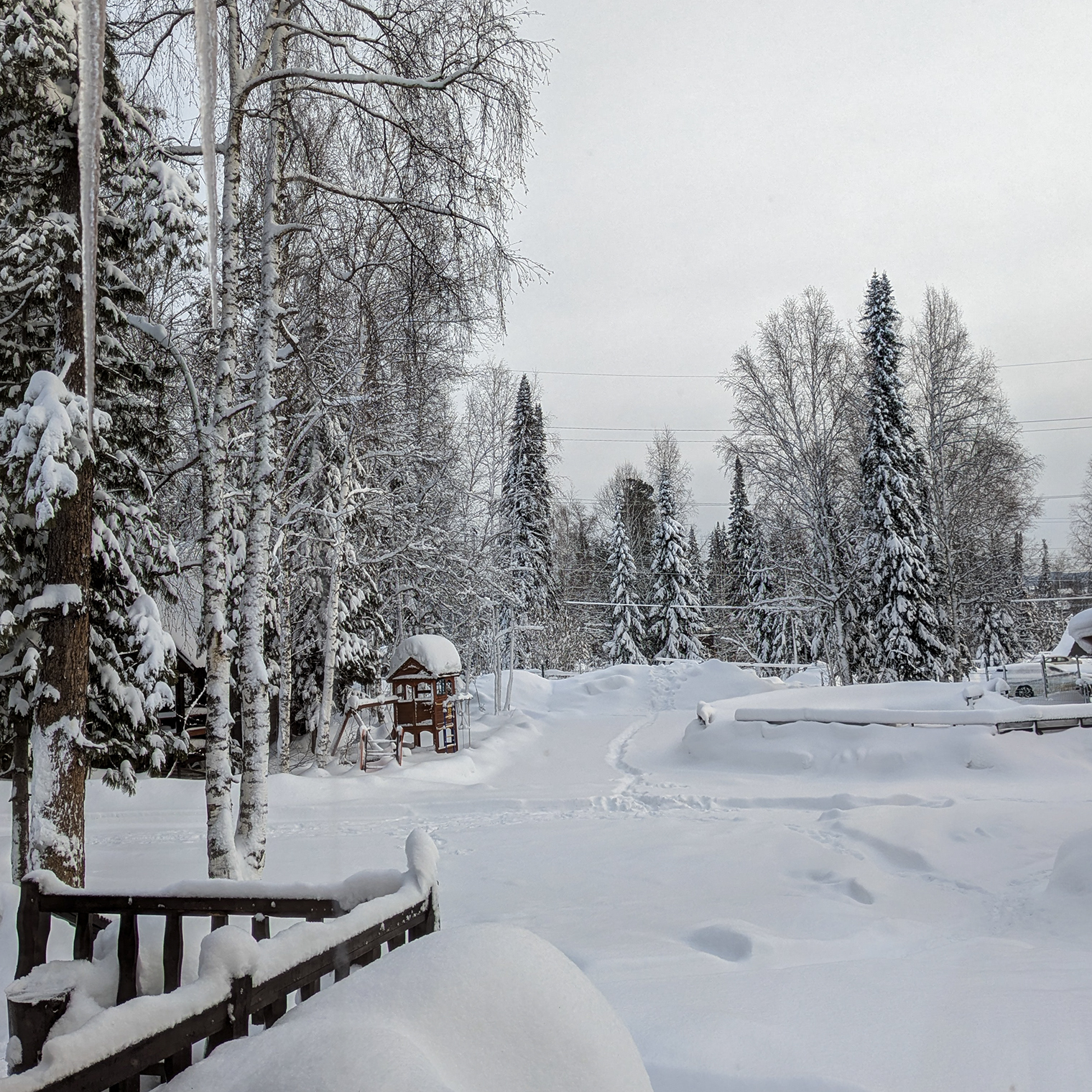 Потрясающий вид из окна нашего домика