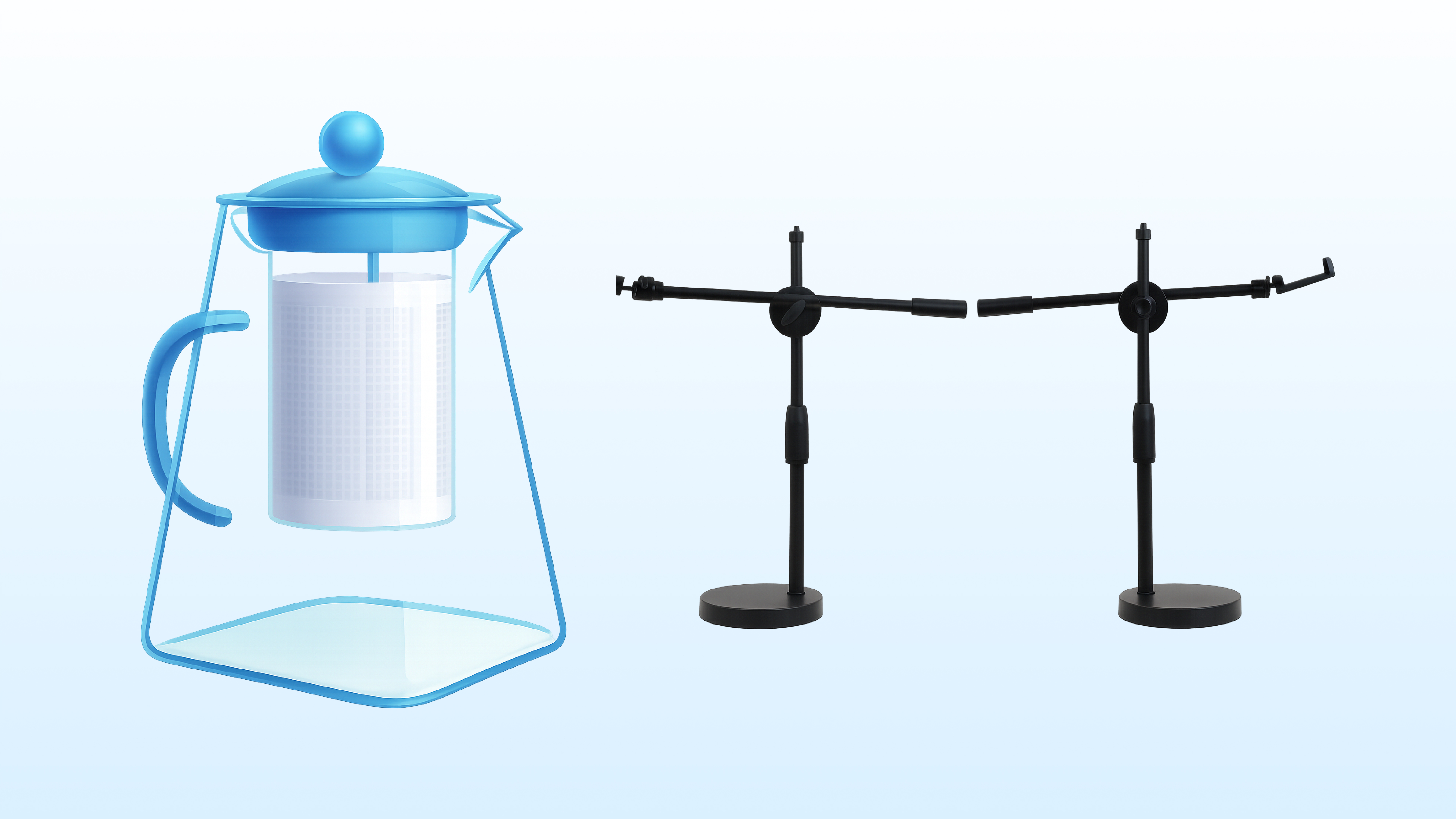 Такой чайник и подставку-штатив запатентовали, но потом мы эти патенты аннулировали)