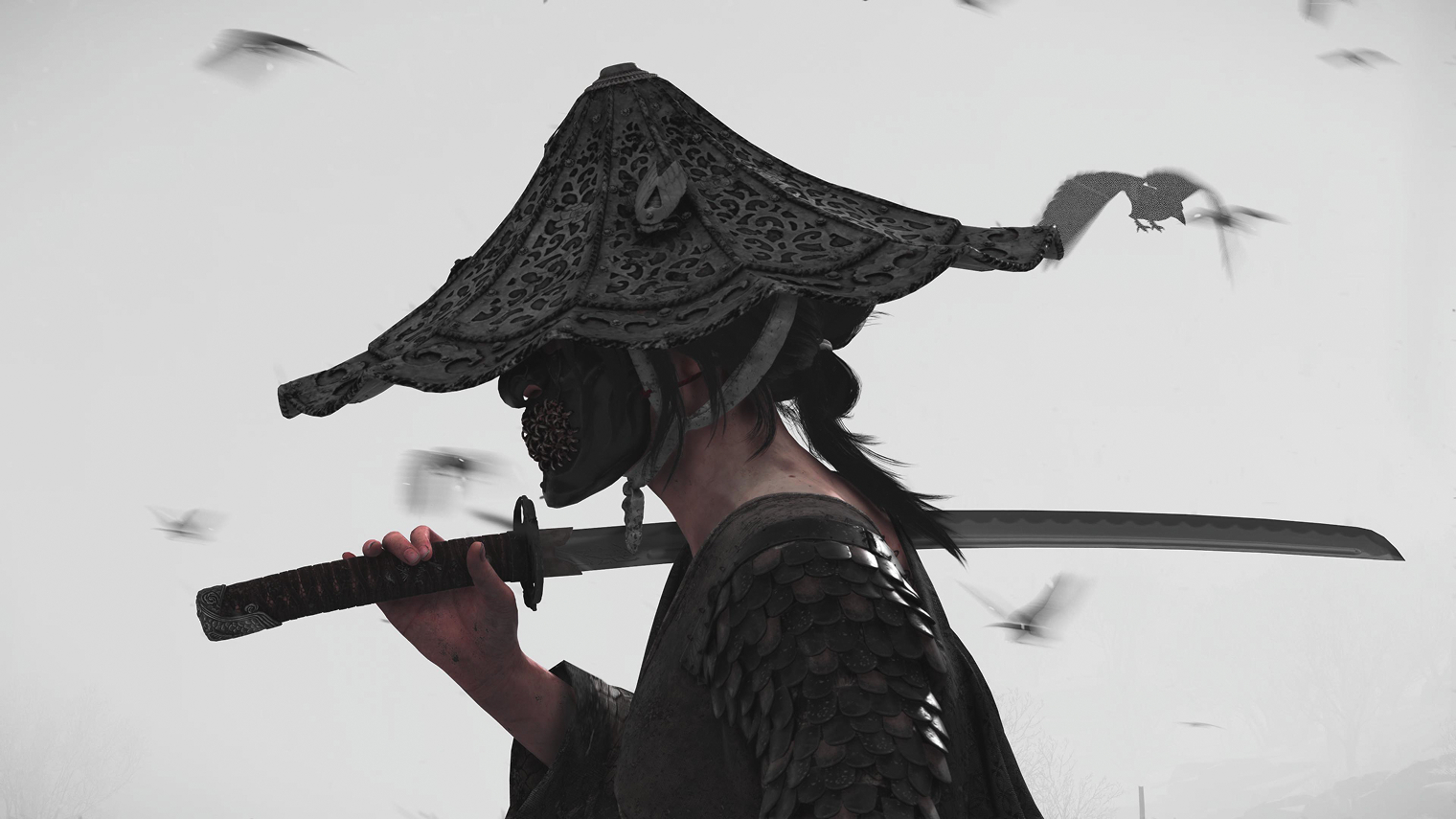 Наемница Ацу напоминает Кассандру из Assassin’s Creed Odyssey. Она такая же язвительная и циничная воительница, которую больше интересуют деньги, чем репутация. Кадр: Sony Interactive Entertainment