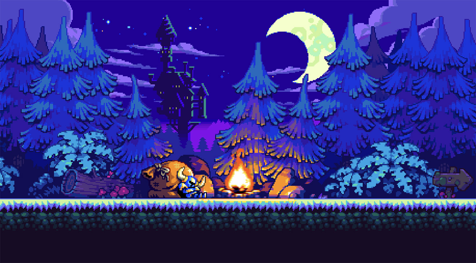 Shovel Knight — одна из самых красивых игр с пиксель-артом. © Yacht Club Games