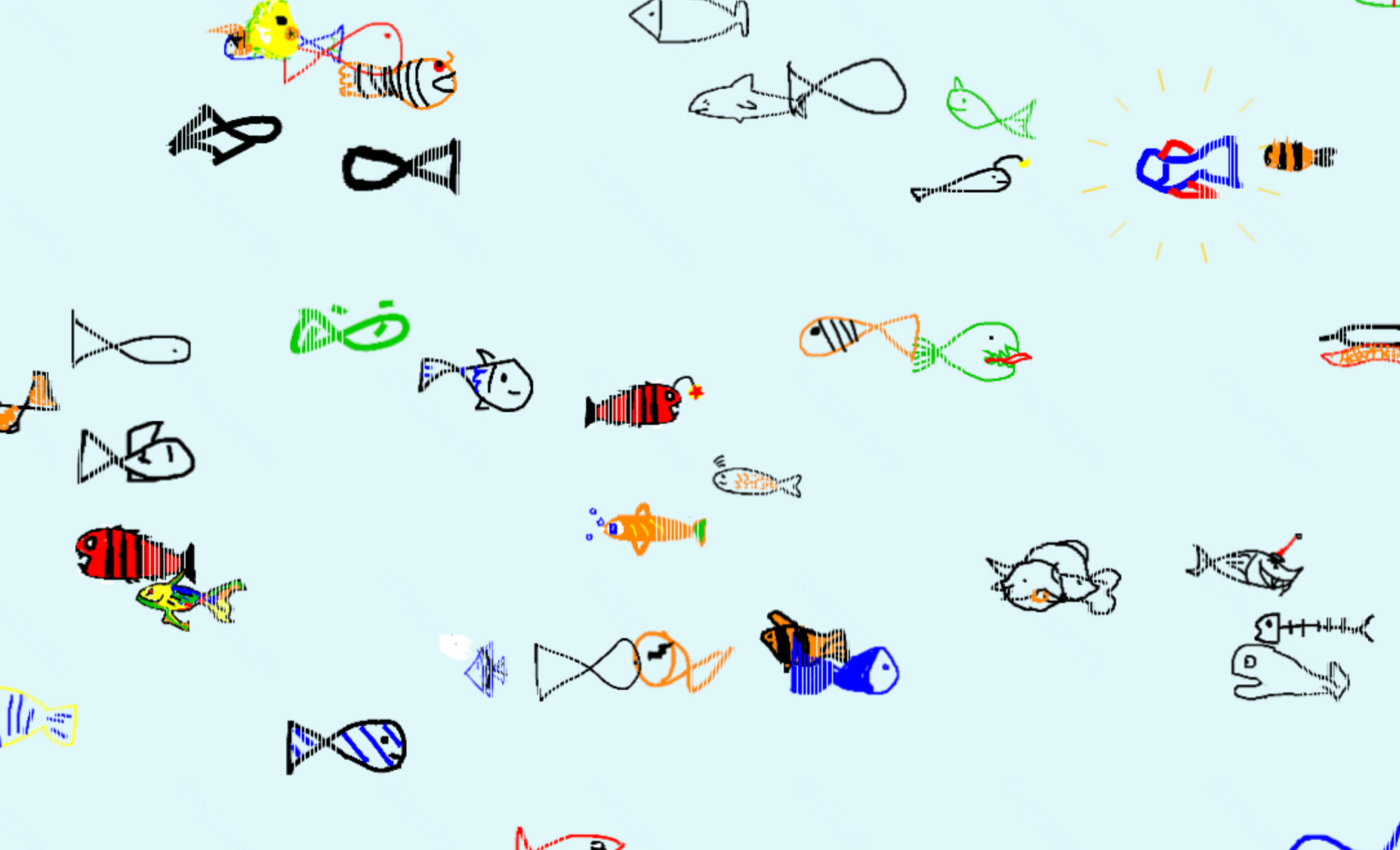 Draw a fish