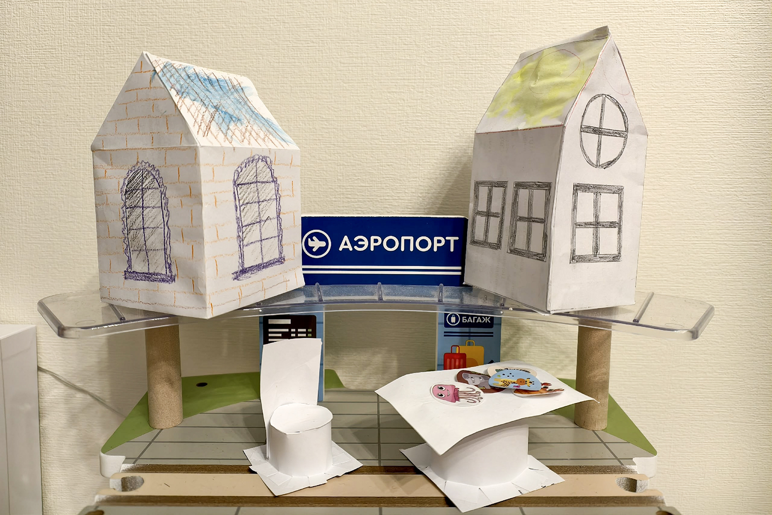 Домики, которые красила дочь