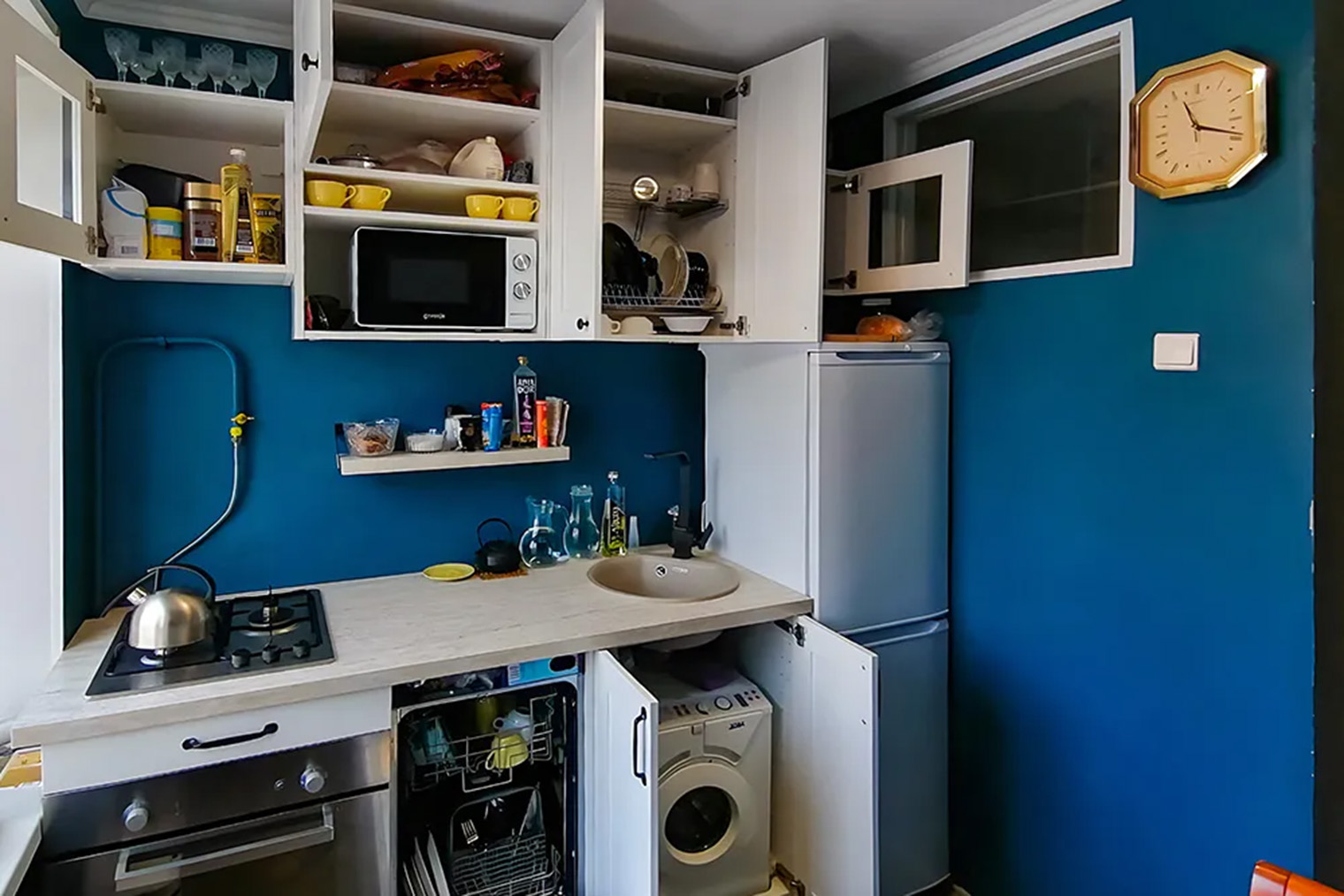 Это малогабаритная модель стиральной машины Eurosoba 1100 Sprint. © Александр Хомяков