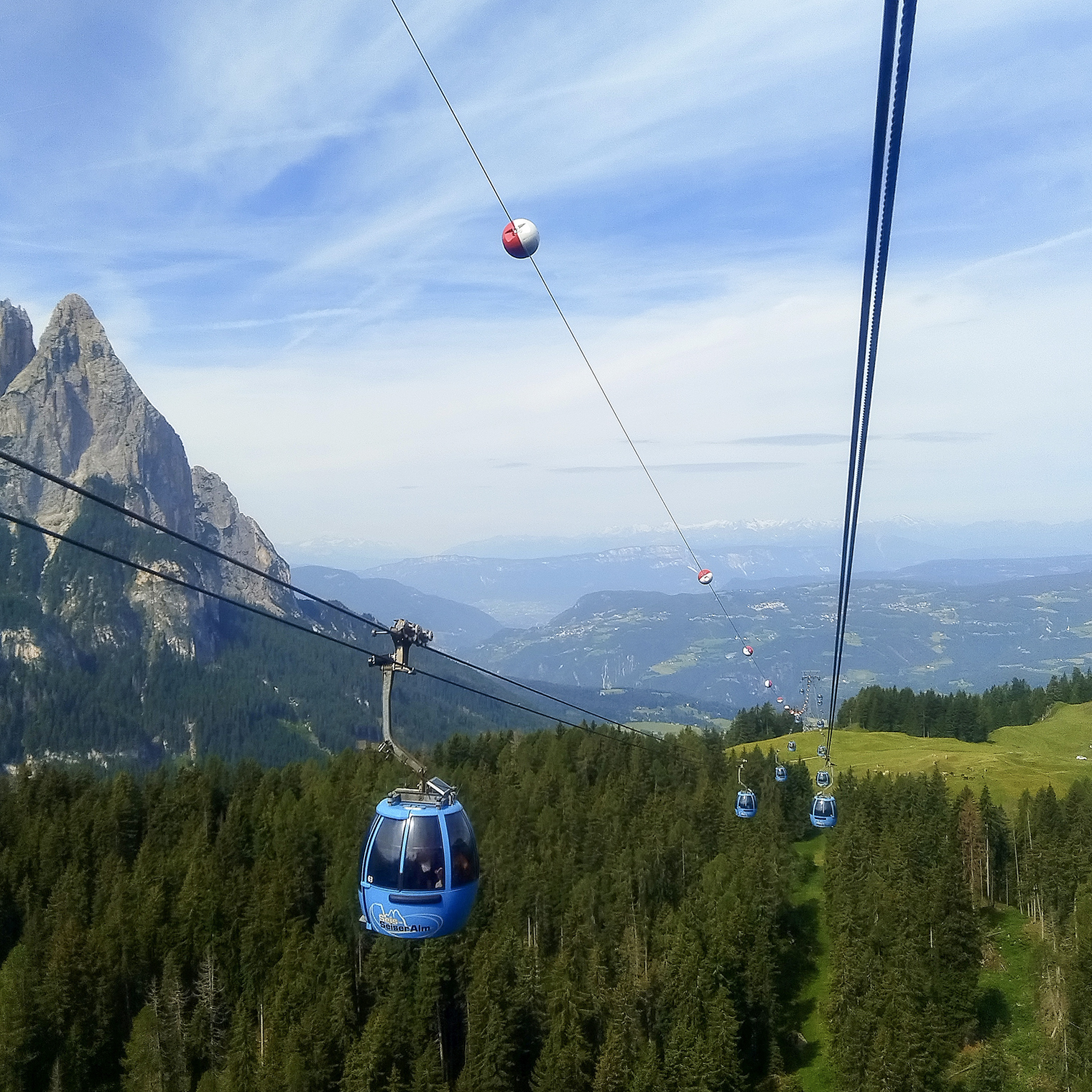 Канатная дорога Seiser Alm