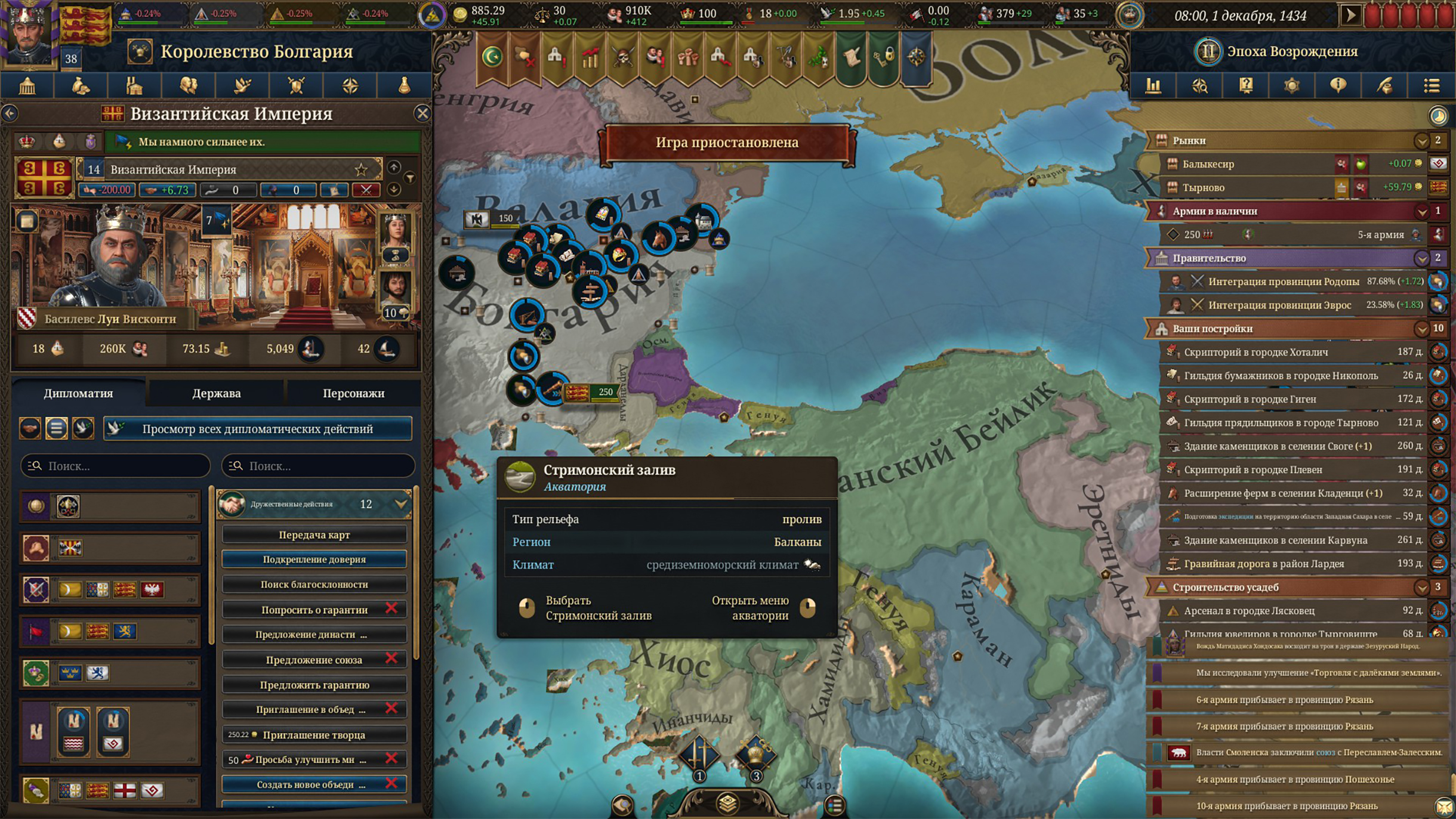 Предложить сейчас союз остаткам Византии — значит подписаться на будущую войну с Османской империей