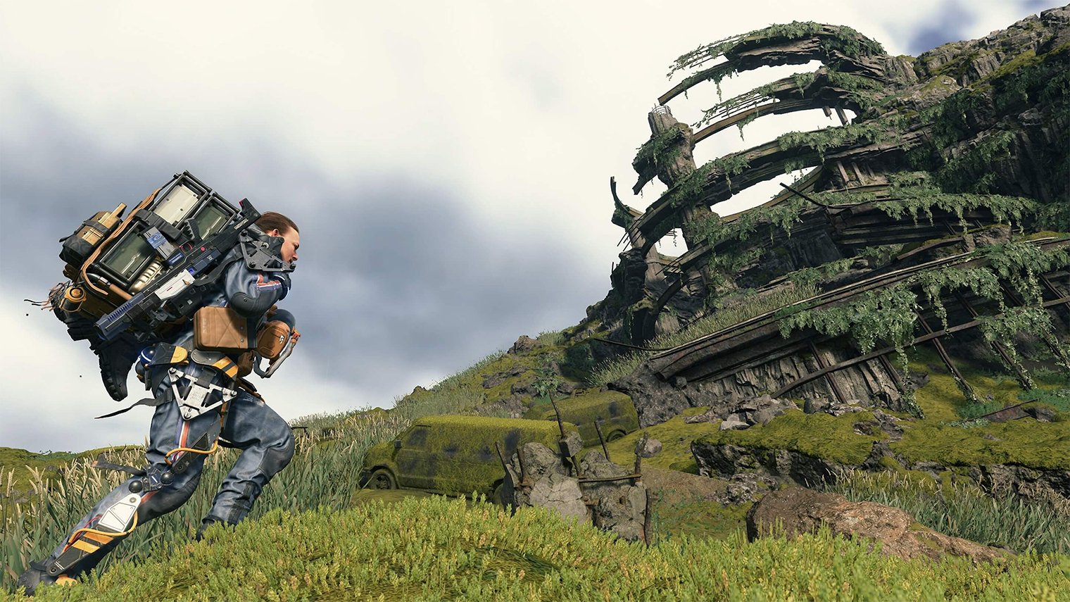 Уже на уровне концепта Death Stranding отталкивала многих: идея заниматься доставкой грузов несколько десятков часов казалась утомительной. Кадр: Sony Interactive Entertainment