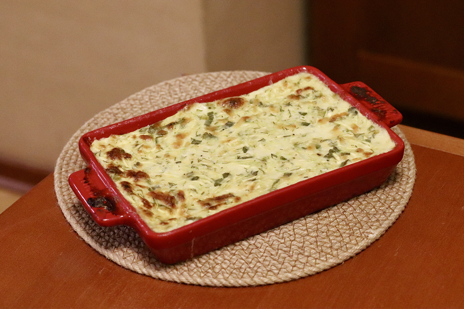 Готовая запеканка из кабачков с сыром