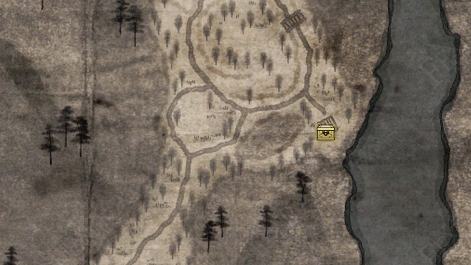 «Отражение: ревущий дракон» находится в эпохе Сэнгоку, в регионе Токайдо — текст лежит в маленьком сундуке