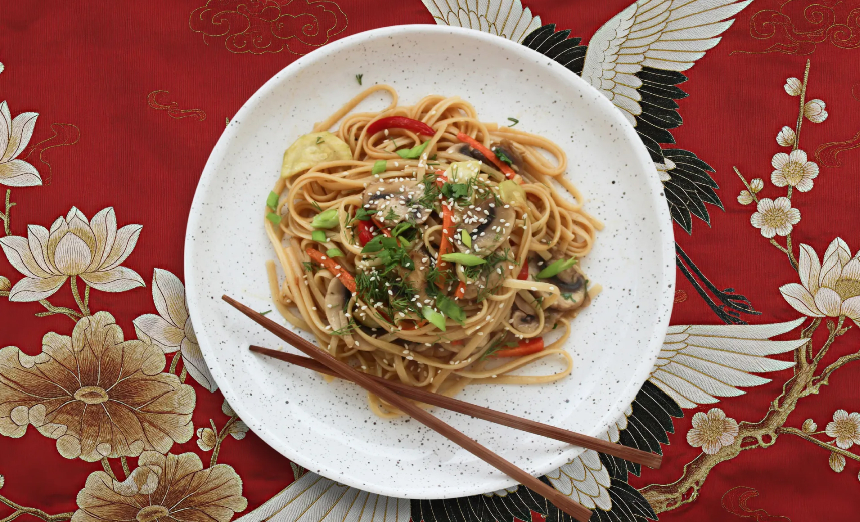 Вок с овощами