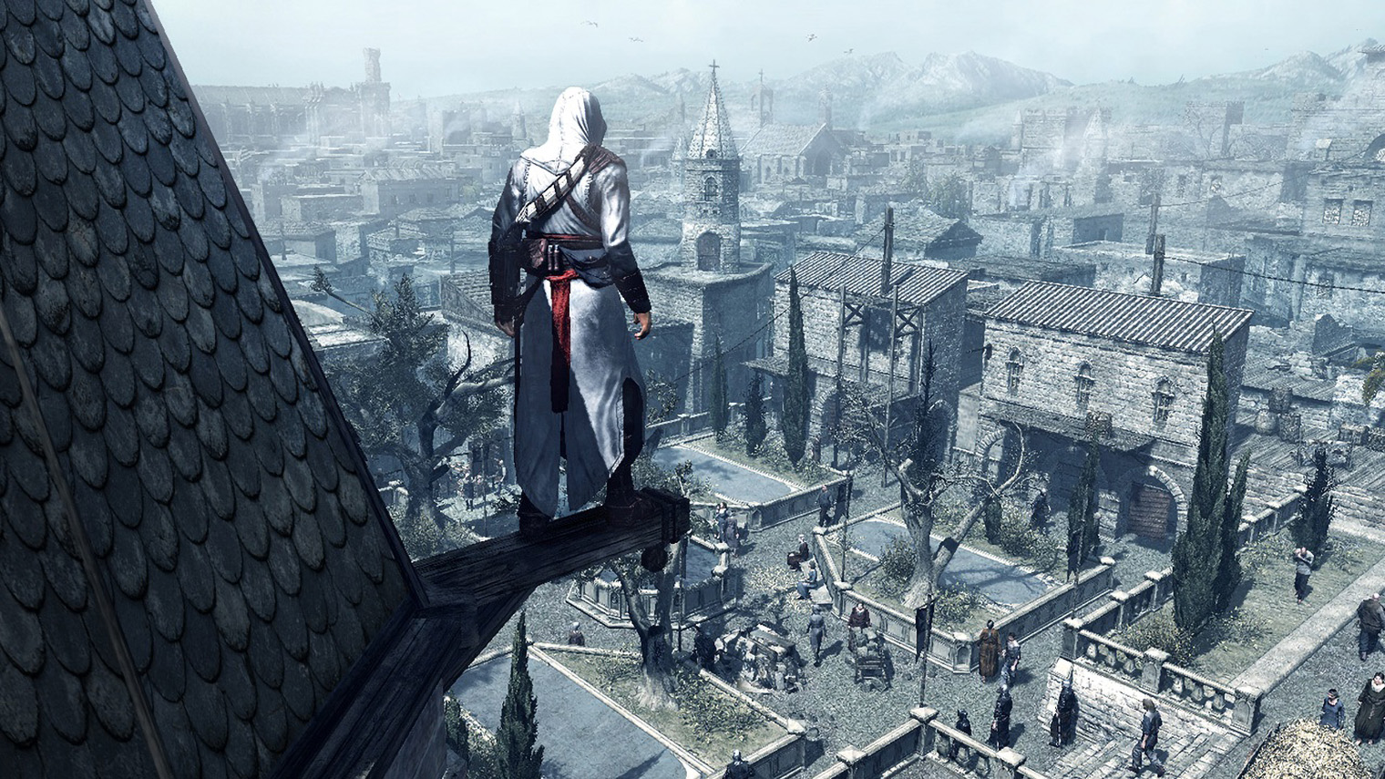 До первой Assassin’s Creed акробатические трюки в играх проходили по строго заданному маршруту. Уровни же больше напоминали искусственные полосы препятствий. И только в этой игре можно было почувствовать себя настоящим паркурщиком, свободным от ограничений. Источник: Ubisoft