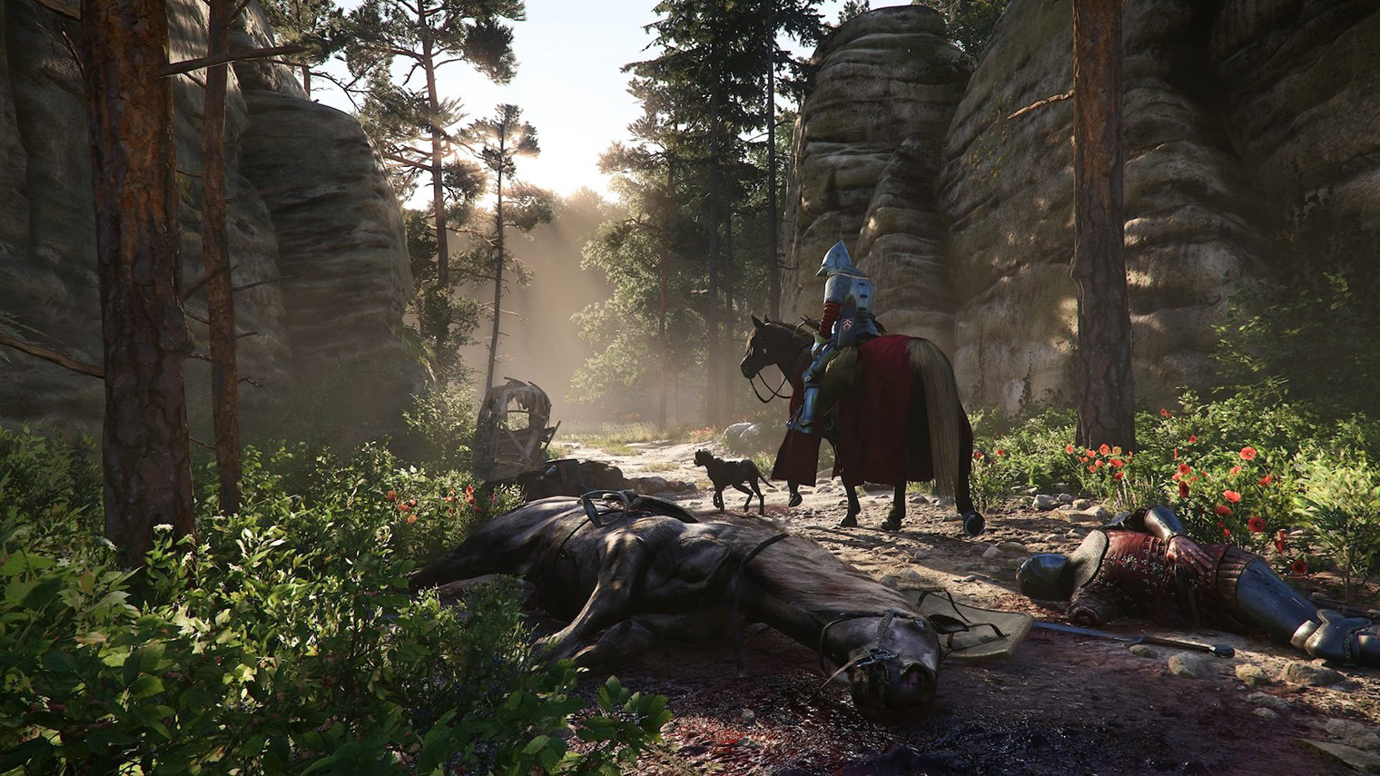 Kingdom Come: Deliverance полна неожиданностей, поэтому важно планировать свои действия: битвы здесь сложные, и без припасов легко проститься с жизнью. Кадр: Warhorse Studios