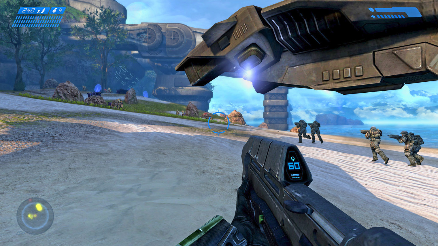 В 2011 году вышло переиздание Halo с обновленной графикой. Источник: Microsoft Game Studios