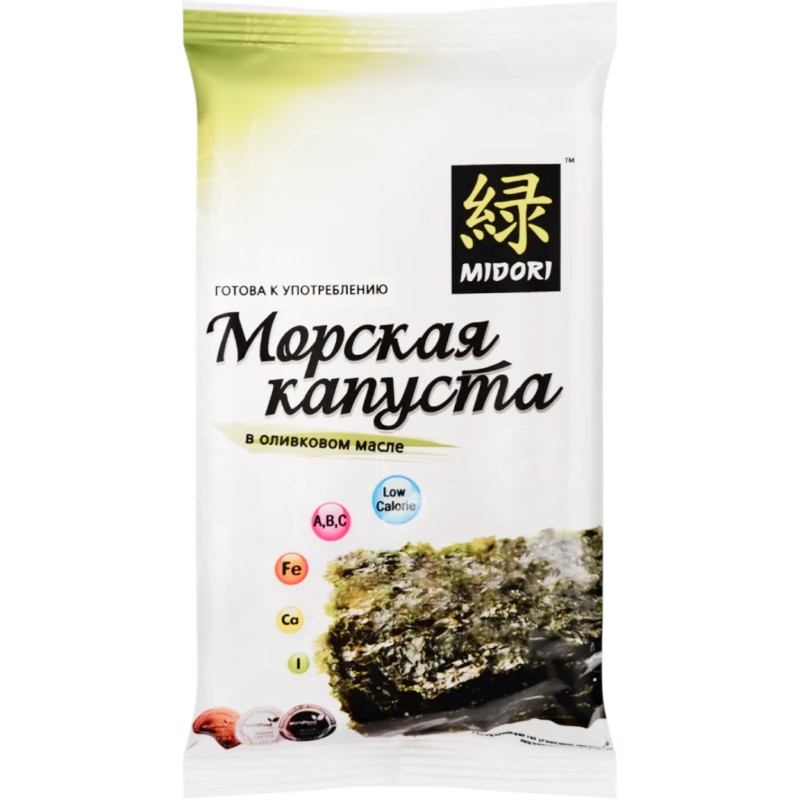 Чипсы из морской капусты Midori