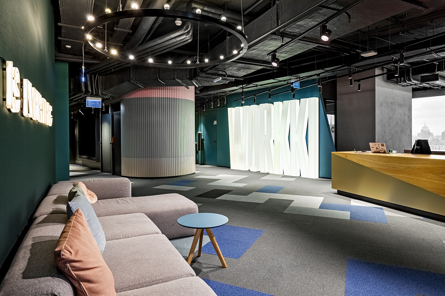 Ресепшен в одном из коворкингов Workki. © workki.co