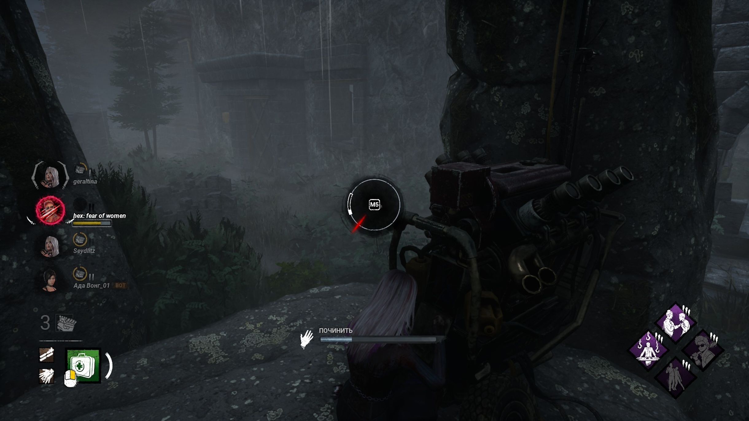 Чтобы пройти проверку реакции, нужно нажать указанную кнопку, когда курсор попадет в выделенную область. Поначалу это может быть непросто, но со временем начинаешь делать это на автомате. Кадр: Behaviour