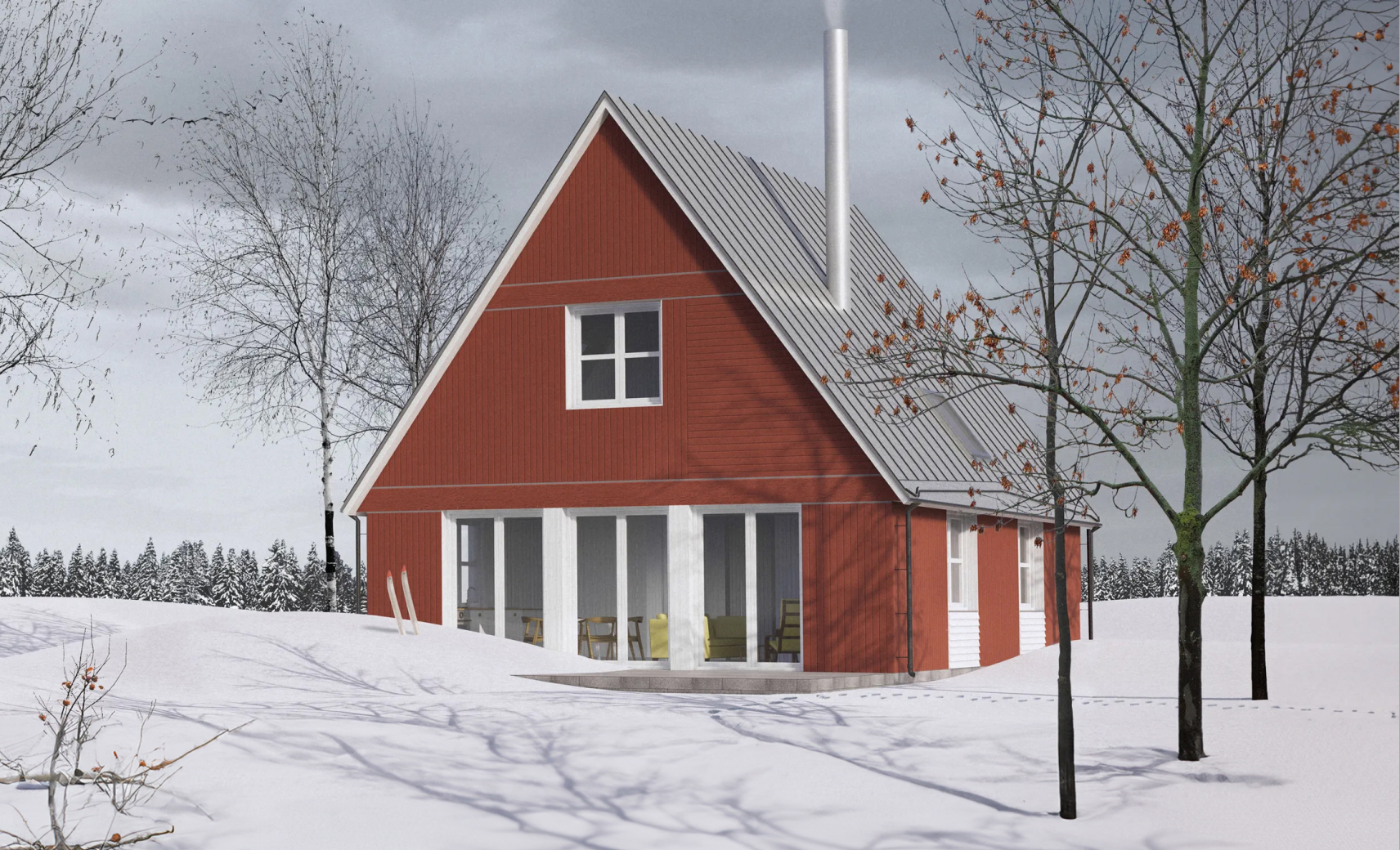 Домик с детского рисунка