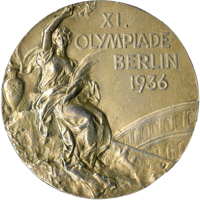 Медаль Джесси Оуэнса с Олимпиады-1936