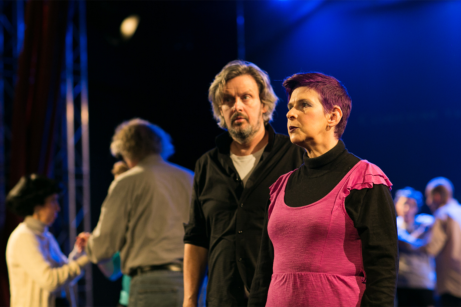 Я на сцене в спектакле «Прикасаемые»