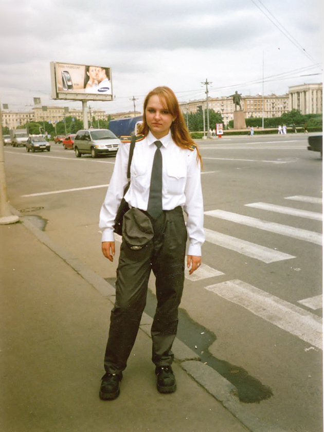 Леночка во время учебы в Петербурге