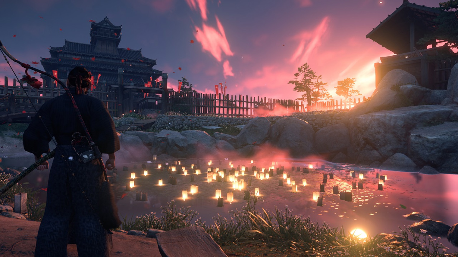 Ghost of Tsushima постоянно побуждает включить фоторежим и заскринить завораживающий пейзаж. © Sony Interactive Entertainment