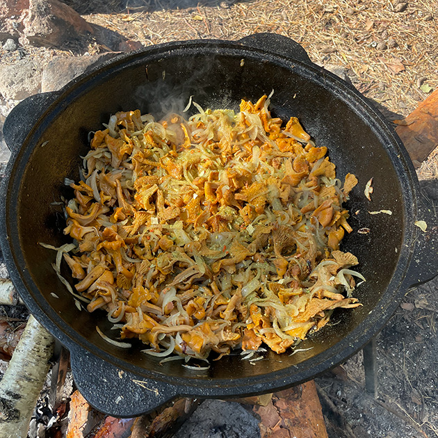 Мы не в армии, у нас на завтрак не мясо белого медведя, а лесное мясо