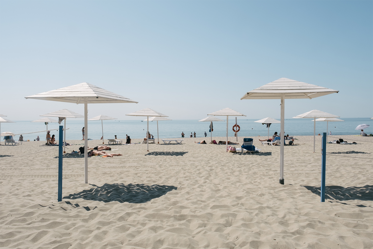 Пляж на Балтике в поселке Янтарном. © Анастасия Пожидаева