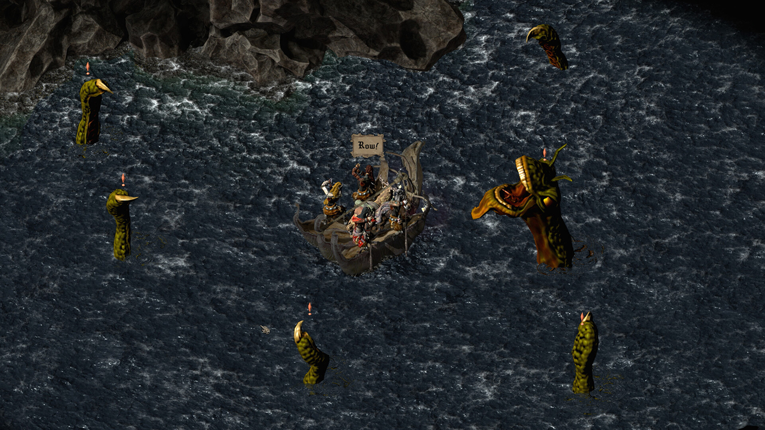 Передвигаться придется не только на своих двоих, но и на лодочке. А тяжелую добычу услужливо взвалит на себя вьючный бык. © Hannah and Joseph Games