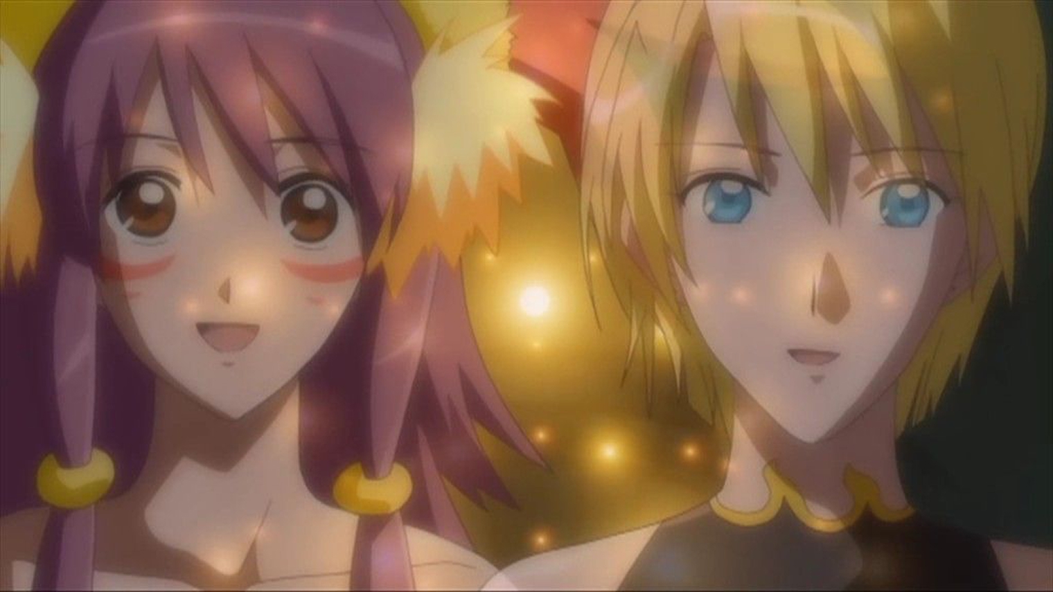 Кроме сериала «Огни Пестрой арены» существует полнометражный фильм о Лейле, сопернице Соры, а также OVA. © Gonzo