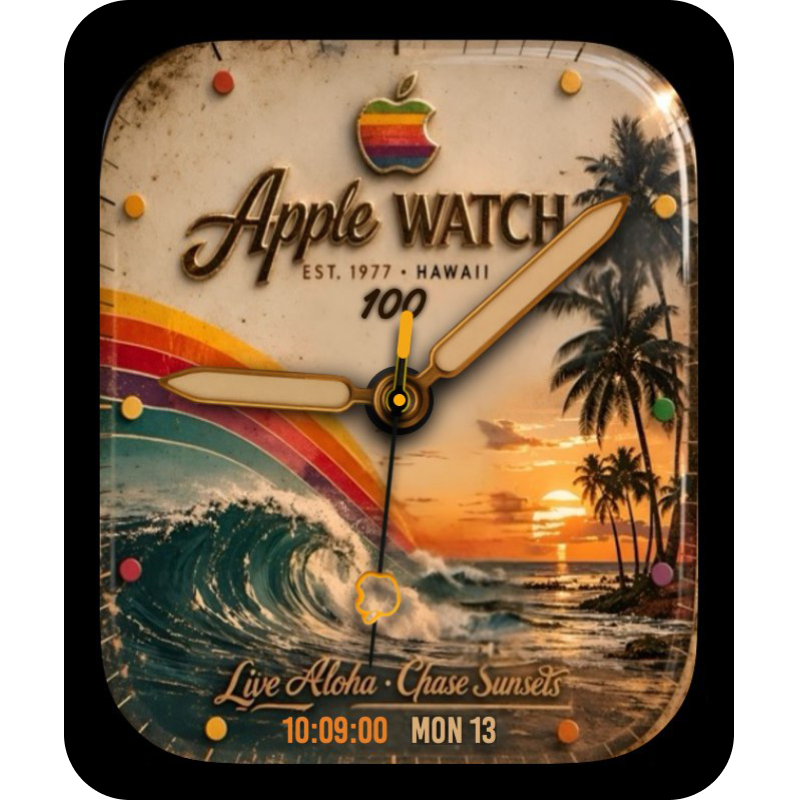 Apple Watch в стиле ретро