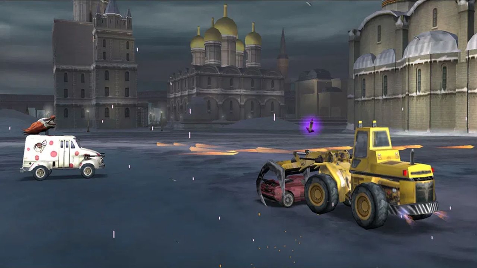 В игре даже можно погонять по России — естественно, зимней. © Sony Interactive Entertainment